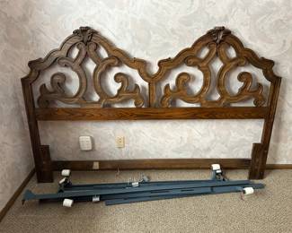 Vintage King Headboard & Frame