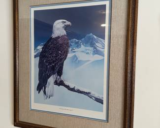 Framed Eagle Print