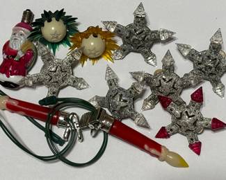  Vintage Christmas Lights  - Untested