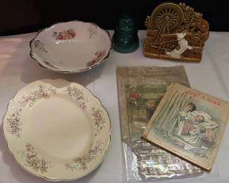 Antique Dishes, Ephemera, More