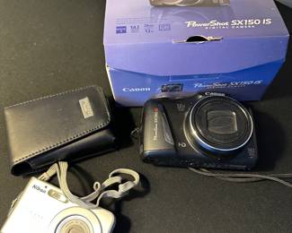 Canon PowerShot Camera, Nikon CoolPix Camera