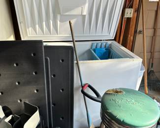 Chest Freezer, Vintage Stool