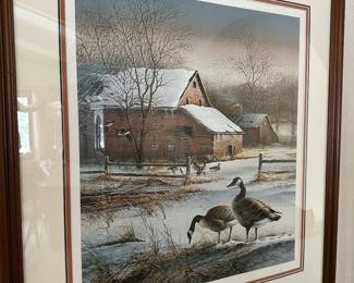 Framed Goose Print