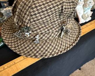 Fun Hat with Collector Pins