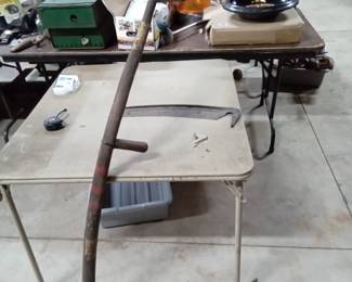 Antique scythe 2 blades.
