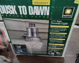 Dusk till dawn light.