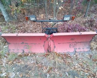 Boss 8ft. Beveling Plow sold w/ Attachments.