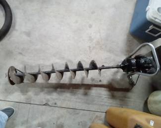 Ice auger gas powered.