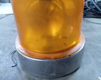 Vintage Amber, emergency light.