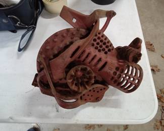 Antique corn husker.