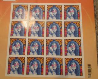 Janis Joplin Collector's Stamps