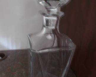 Signed Baccarat Crystal Decanter