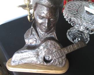 Charlie Pride Bust Sculpture