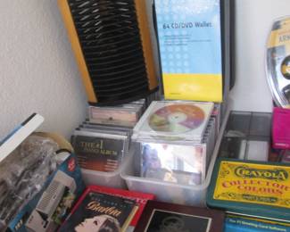 CD's, DVD's, Small Electronics & Vintage Items