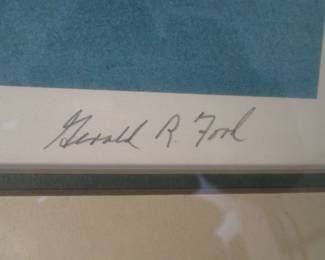 President Ford's Signature