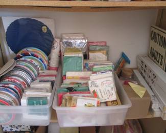 Napkins, Plates & Cards