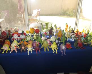 "Woodkins", Seasonal, Colorful, Shelf Sitters