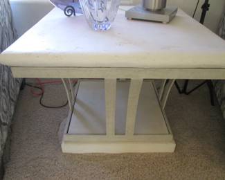 Several End Tables, Metal Framework & Heavy Stone Top/Base