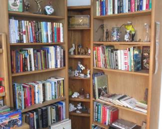 2-Bookcases Full of Reading Materials, 32" X 72" High