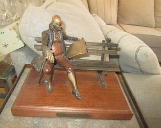 Benjamin Franklin Sculpture By George Lundeen