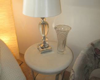 Bohemian Cut Crystal Vase