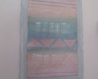 Papier Mache Wall Art Hanging, 1980's Colorization