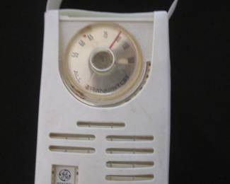 GE Transistor Radio in Carrying Case, C-1960's