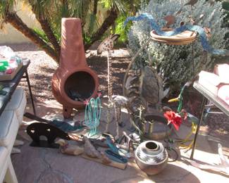 Chiminea & Yard Decor