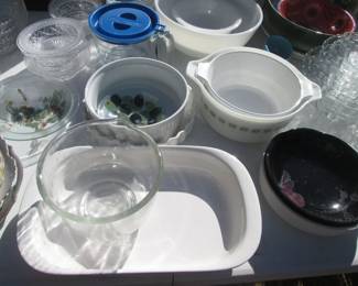 Casseroles, Corning, Mixing Bowls