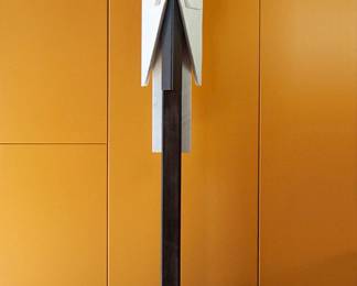 Chris Brunner, Angel of Judgement, Marble, Granite, Steel, wood, 2014, 80"x12"x12"