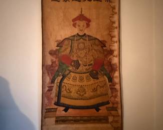 Artist Unknown, Antique Chinese Scroll, Ink on Paper, 27"x64"