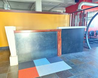 Custom-made reception desk