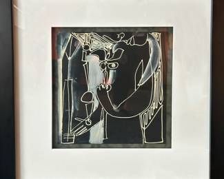 Jack Wilson, Gardner, Paint on Paper, 22"x25"