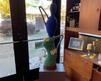 Abstract, Signed, Ceramic Sculpture. $75 + tax