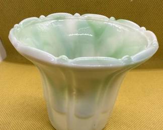 Uranium. go to the link to see it glow. https://modestlambestatesales.hibid.com/