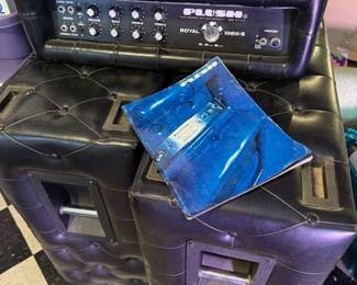 1971 Plush 750watt amp w/ 2 monitors. https://modestlambestatesales.hibid.com/ 