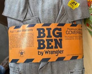 Dead stock Big Ben overalls. https://modestlambestatesales.hibid.com/