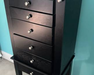 Black Jewelry Armoire