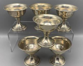 Sterling Silver Footed Dishes - 6