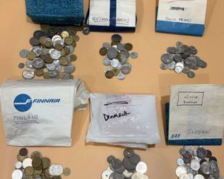 Foreign Coins France, German Switzerland, Finland, Denmark, Sweden