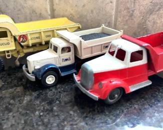 Collectible Model Cars Blue Diamond, Tootsie Toy, And Euclid Dump Truck