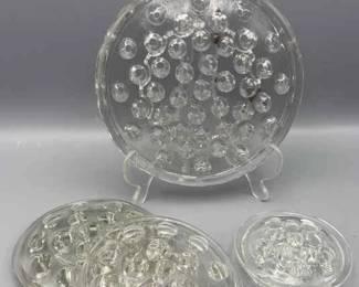 Vintage Glass Flower Frogs