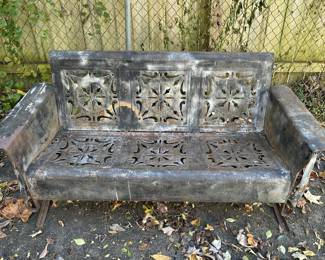 Vintage outdoor glider