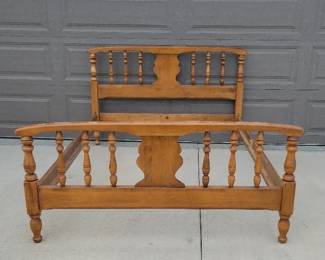 Heywood Wakefield Walnut Full Bed Frame
