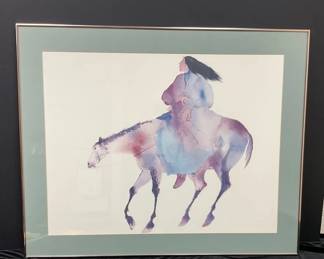 Lithograph Mother Moon by Carol Grigg