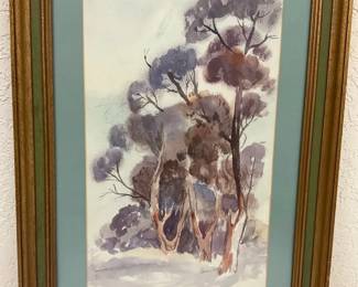 Watercolor of Trees by Chanel