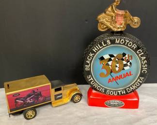 Yamaha Truck Bank Sturgis Decanter