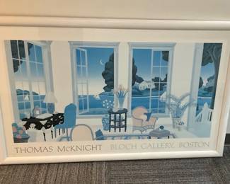 Thomas McKnight Lithograph Hyannisport