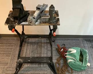 Black Decker Foldable Work Table, Vise, Jacks,  More
