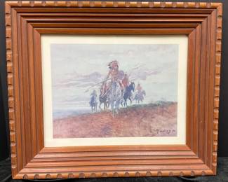 The Signal Framed Print by CM Russell 